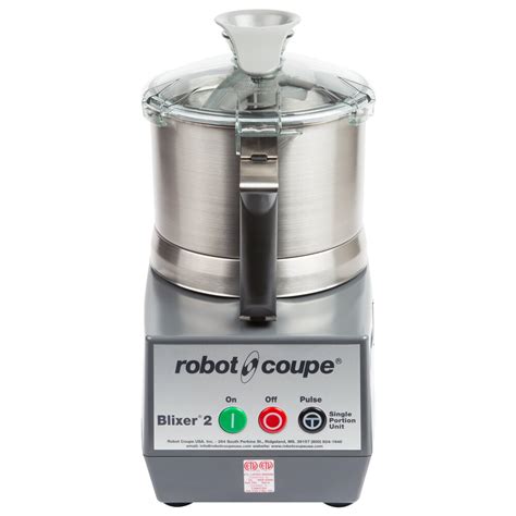 Robot Coupe Blixer 2 Food Processor With 2 5 Qt Stainless Steel Bowl