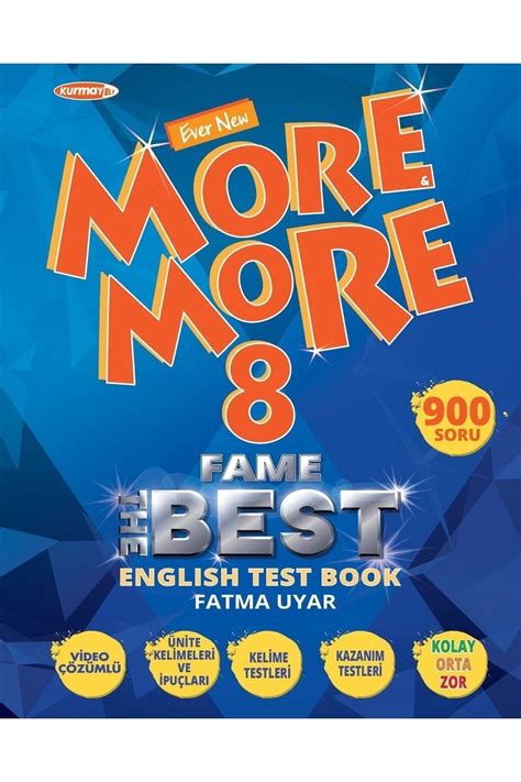 Kurmay Elt Yayınları 8 sınıf More More Fame Fenomen Englısh Test Book