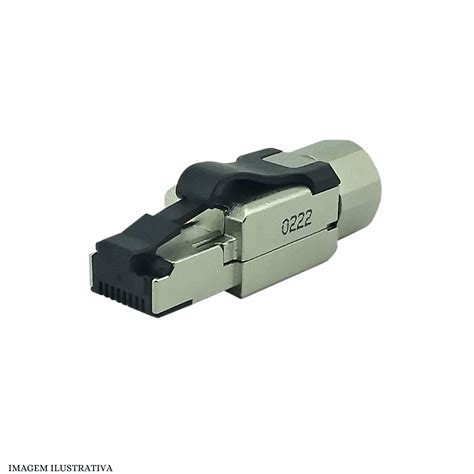 Conector Rj45 Cat6 Furukawa Blindado Industrial 35125029 Ed Cabos