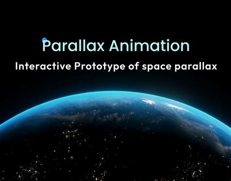 Interactive Space Parallax Design On Behance