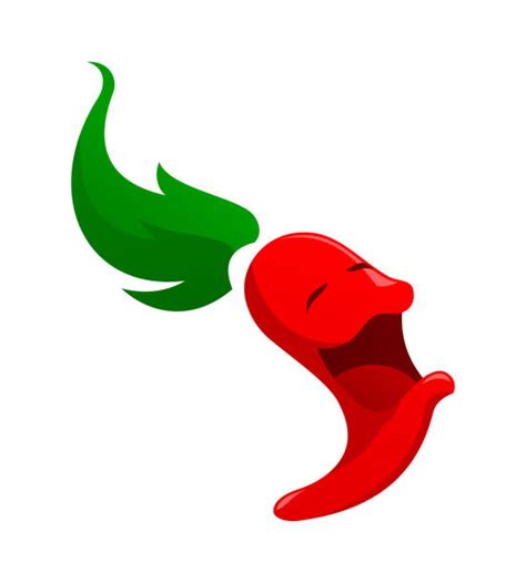 Best Smiling Red Chili Pepper Cartoon Mascot Character Illustrations Royalty Free Vector