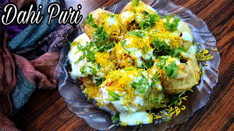 Dahi Puri Recipe How To Make Dahi Sev Batata Puri Indian Street