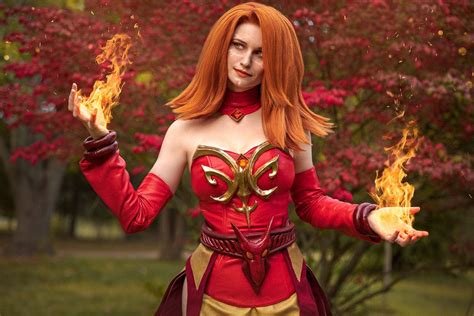 Dota 2 Lina Cosplay Costume Lina Dota 2 Video Game Cosplay | Etsy Canada