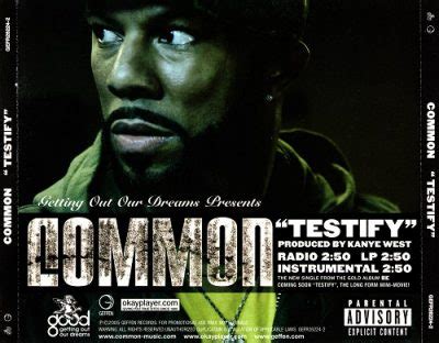 Common Testify CDS 2005 FLAC 320 Kbps