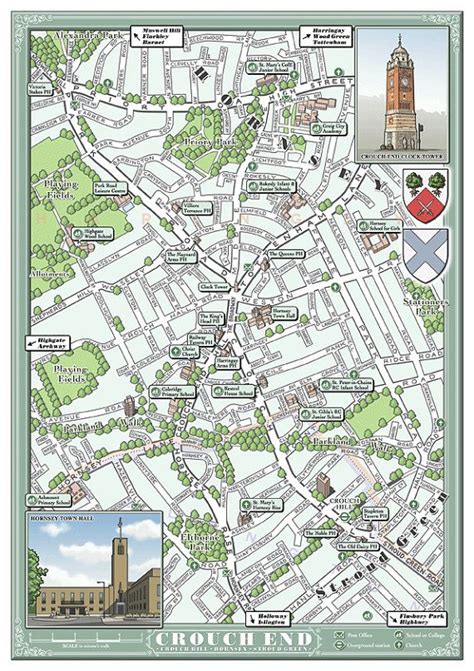 Crouch End London Map | Zealand Map