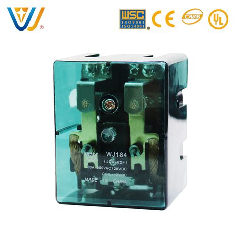 UL Jqx 62f 2z 80A High Power Relays 12V 24VDC 220VAC Dpdt Dpst