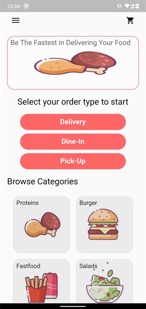 Food Delivery Application Using Getx