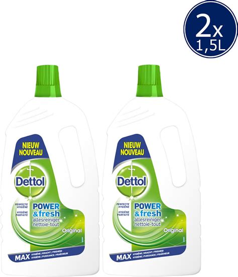 Dettol Nettoyant Tout Usage Power Fresh Original 2 X 1 5 Litre