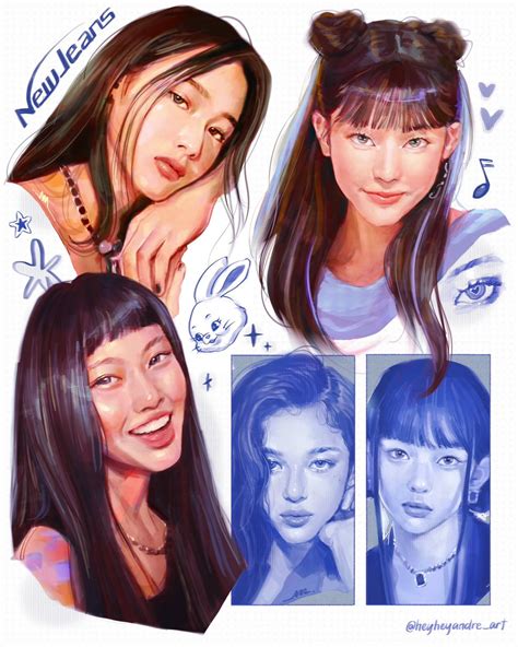 Newjeansのtwitterイラスト検索結果。 Second Best Digital Art Tutorial Kpop