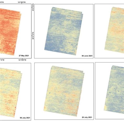 The Land Surface Temperature LST Spatial Distributions Over The