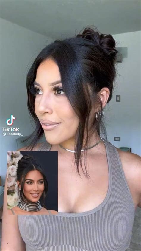 Kim Kardashian inspired Hair tutorial | Hair tutorial, Hair styles ...