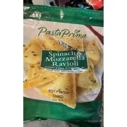 Pasta Prima Spinach Mozzarella Ravioli Calories Nutrition Analysis