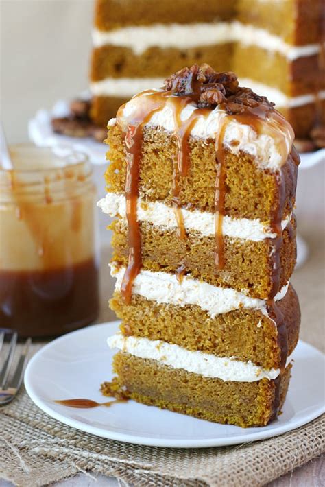 Pumpkin Salted Caramel Cake Glorious Treats