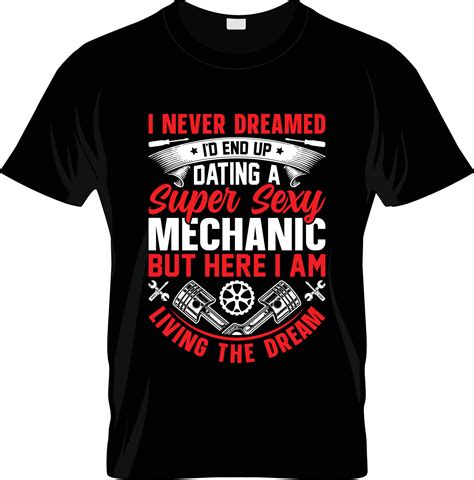 Mechanic t-shirt design, Mechanic t-shirt slogan and apparel design, Mechanic typography ...