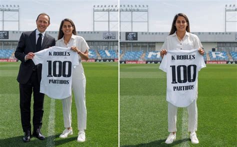 Kenti Robles Es Homenajeada Por Real Madrid Tras Llegar A 100 Partidos