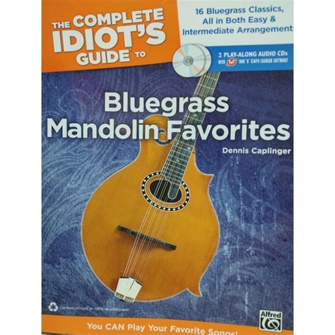 THE COMPLETE IDIOT GUIDE TO BLUEGRASS MANDOLIN FAVORITES W CD