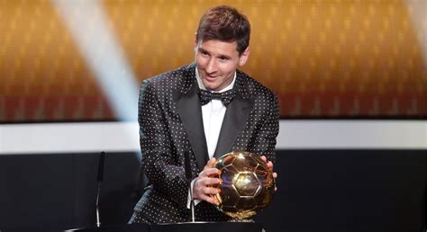 Lionel Messi Winner of Ballon d'Or 2012