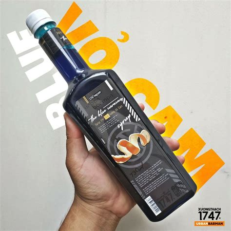 Urban Barman Syrup 1747 Vỏ Cam Blue Curaçao 730ml Siro Curacao