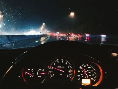 Car Driving At Night Aesthetic | See More...