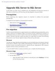 Guide Upgrade Sql Server With Data Migration Assistant Course Hero