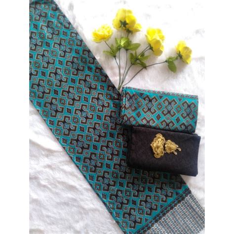 Jual Batik Motif Manggar Dan Songket Set Embos Shopee Indonesia