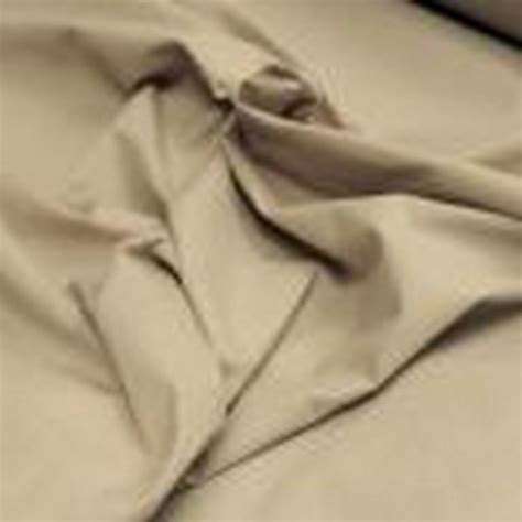 Stone Poly Cotton Poplin Fabric 45 Width