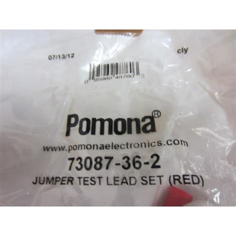 Pomona 73087 36 2 Jumper Test And Lead 3395512 Mara Industrial