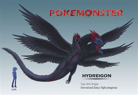 Pokemonster Hydreigon By Missmagnificent On Deviantart Pokemon