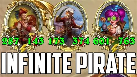 Infinite Pirates With Fleet Admiral Tethys Hearthstone Battlegrounds