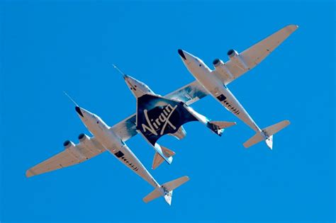 Primeiro Voo Espacial Motorizado Da Virgin Galactic Da Nova Base Foi