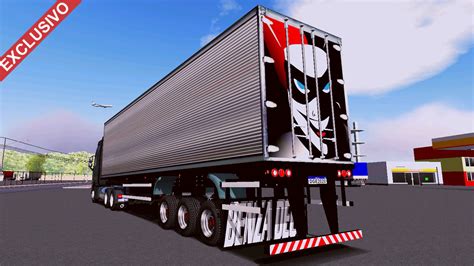 Skin Baú 3 Eixos Grafitado Arlequina EXCLUSIVO Skins Games Truck