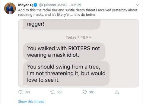 Kansas City Mayor Told To Swing From A Tree After Making Face Masks