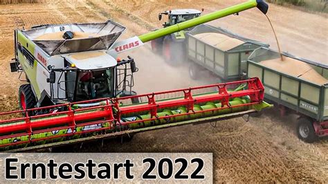 Großer ERNTESTART 2022 bei TwitchFarming Claas Lexion 8700 im Einsatz