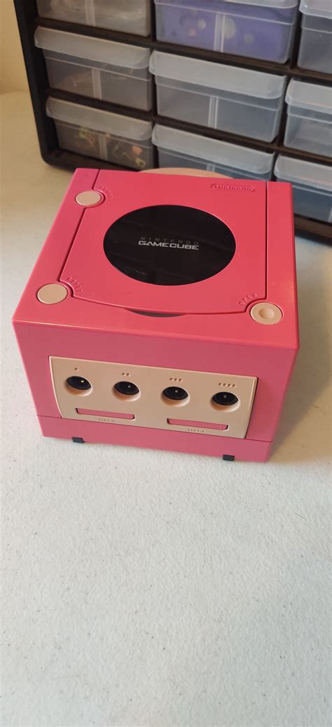 Nintendo Gamecube Console Light Pink And Hot Pink Dol 001 Etsy