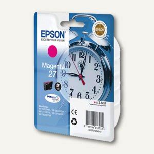 Epson Tintenpatrone Nr 27 3 6 Ml C13T27034012