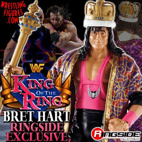 King Of The Ring Bret Hart WWE Elite Ringside Exclusive Ringside