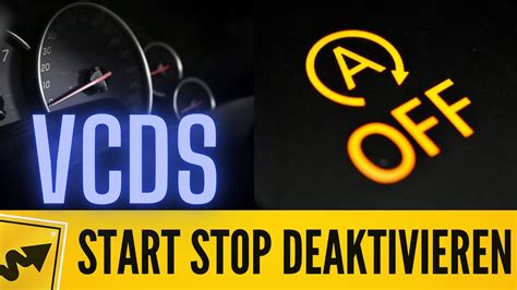 Mit VCDS Start Stop Dauerhaft Deaktivieren YouTube