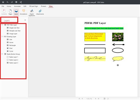 Как показать или скрыть слои PDF в Windows MobiSystems