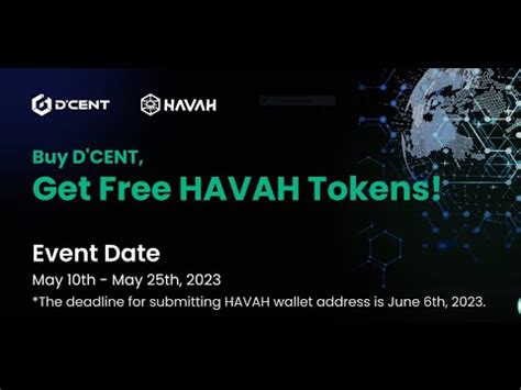 How To Get Free Havah Token How To Buy D Cent Biometric Wallet