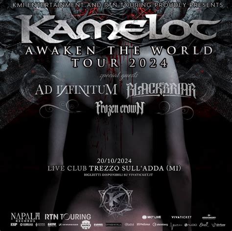 Kamelot Una Data In Autunno Al Live Club Di Trezzo SullAdda