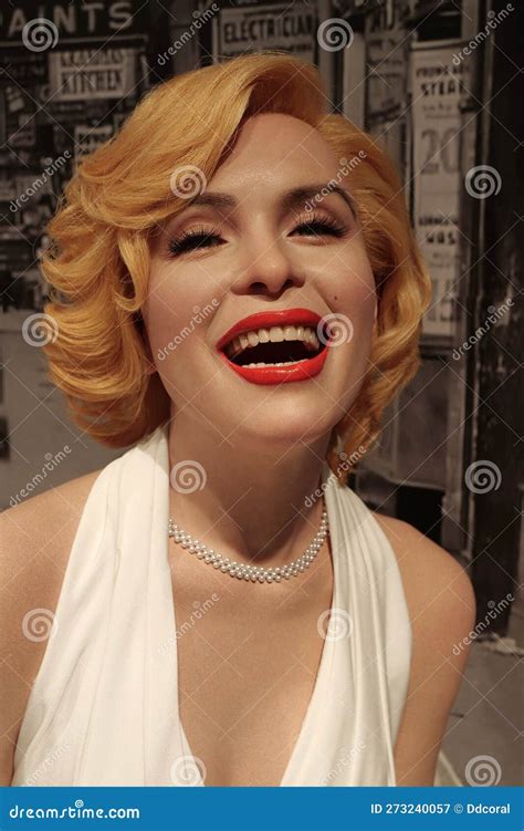 Wax Figure Of Marilyn Monroe American Actress Model And Singer