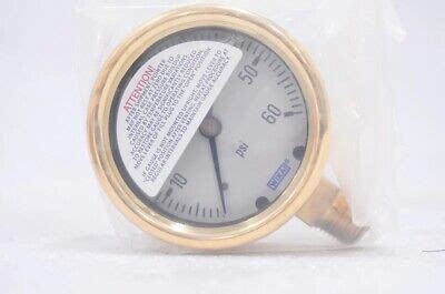 WIKA 50233432 TYPE 213 40 2 5 BOURDON TUBE PRESSURE GAUGE 0 60PSI 1