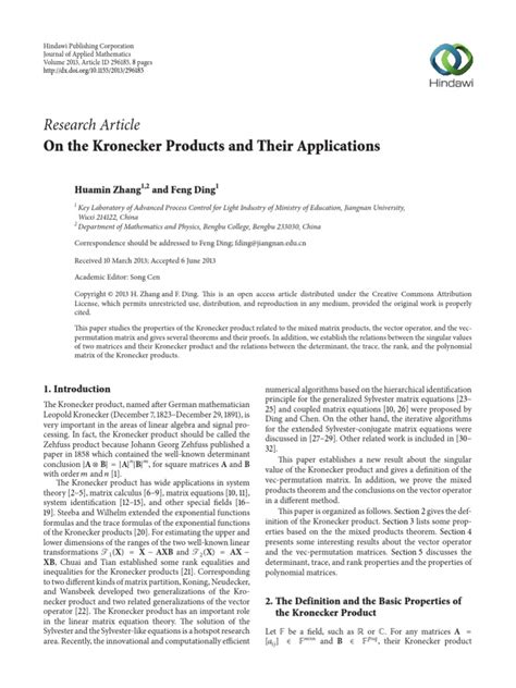 Kronecker product | Matrix (Mathematics) | Multiplication