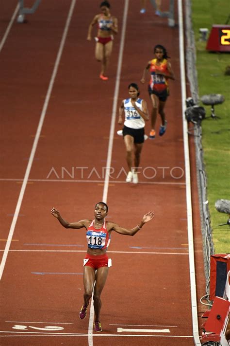 Lari Halang Rintang Meter Putri Final Antara Foto