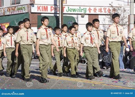 Chinese New Year Parade Boy Scouts Editorial Photo Image Of Youth Boyscouts 4440181