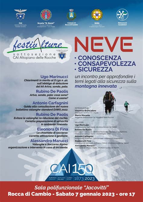 Cavalierenews It Cai Rocca Di Cambio Gennaio Neve