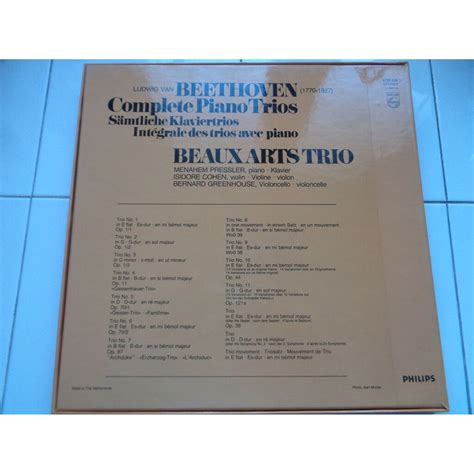 Beethoven Complete Piano Trios Lp Set Box St R O Mint Condition