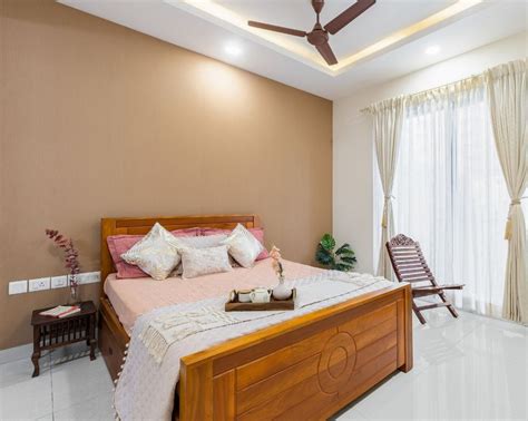 Warm Toned Bedroom Wall Paint Livspace