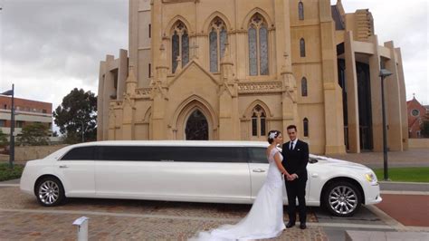 Stunning Limo Hire Perth Wedding