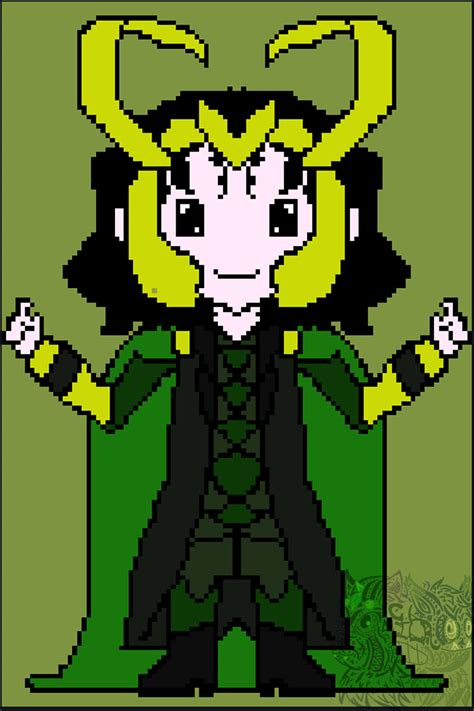 Loki Pixel by MurderInkLastResort on DeviantArt